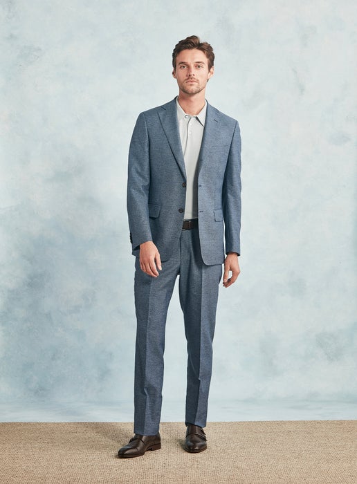 Working Style | Holmes Blue Birdseye Suit | Blue