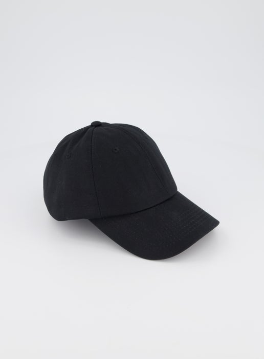 Working Style | Mantle Black Cotton Twill Cap | Black