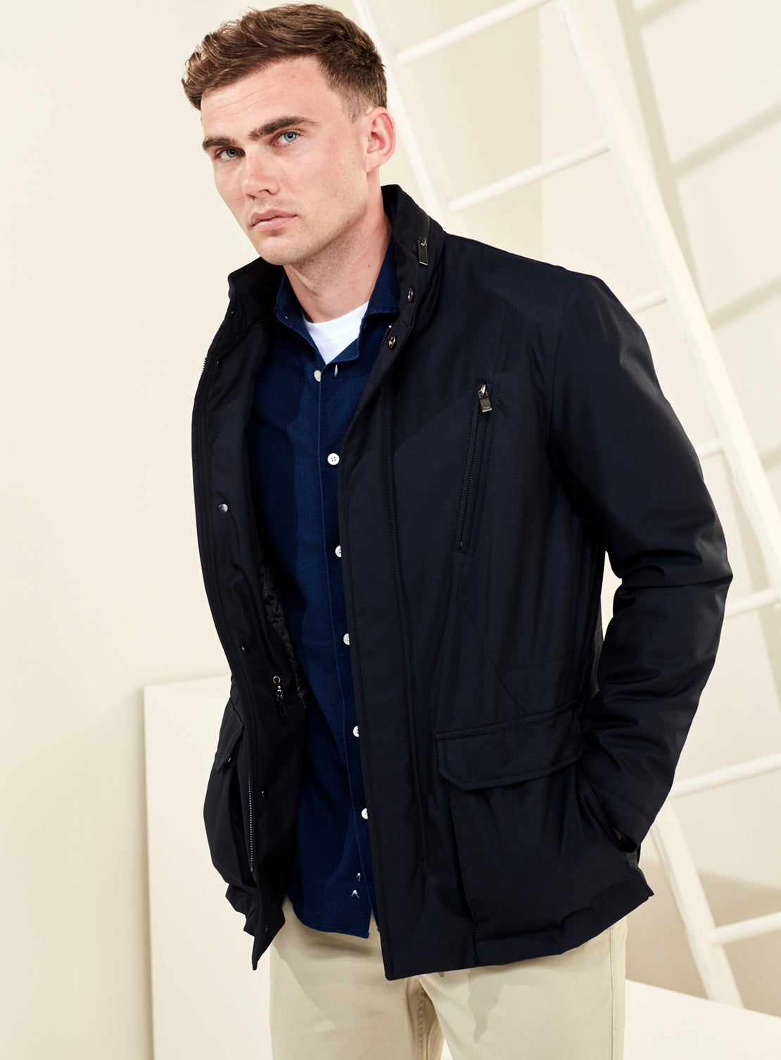 Navy Technical Jacket - Product - Working Style