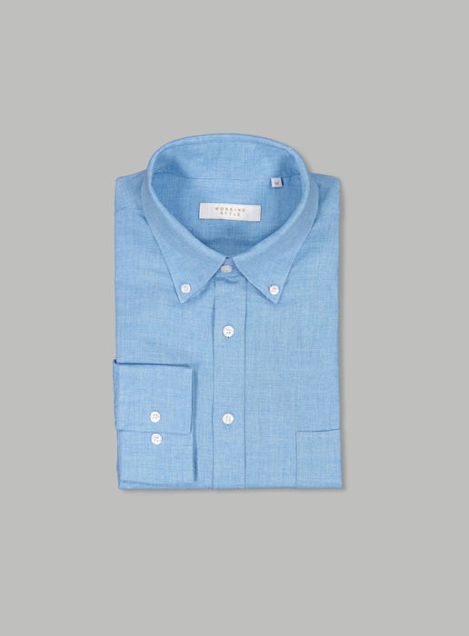 Working Style | Pete Hopsack Collection Shirt | Blue