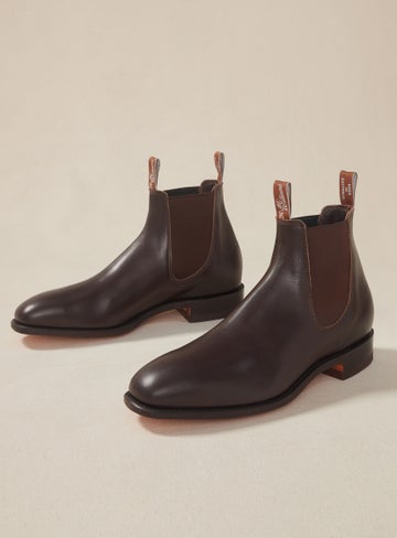 Chestnut Comfort Craftsman Boots, R.M.Williams Chelsea Boots